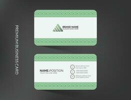 Modern business card template vector