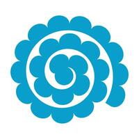Rolled Paper Flower. Paper Cut Template, silhouette cricut flowers vector