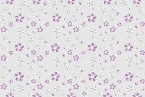 illustration fallen flower on grey background. vector