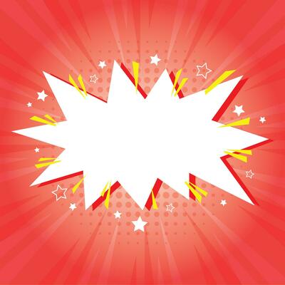 white red star for surprise shock sale promotion price tag design background