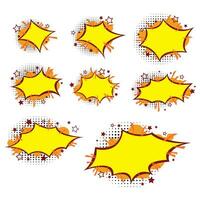 star shock bubble price sale tag or speech vector