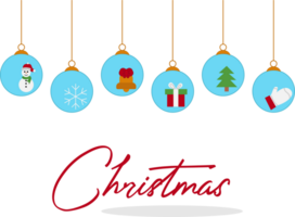 christmas party background with hanging ball decoration png