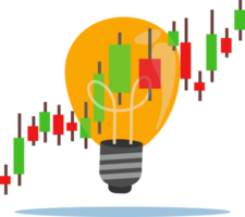 tecnico analisi commerciante per analizzare azione mercato o crypto moneta dati movimento, tendenza analisi per prendere profitto, acquistare e vendere indicatore grafico png