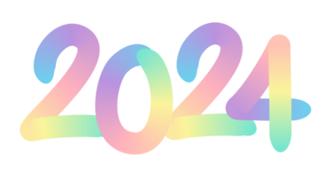 2024 Nouveau année un événement png