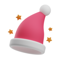 de kerstman hoed 3d illustratie png