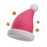 Santa cappello 3d illustrazione png