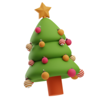 Natale albero 3d illustrazione png