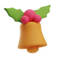 Weihnachten Glocke 3d Illustration png