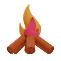 Lagerfeuer 3d Illustration png