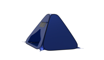 Camping tent isolated 3d png