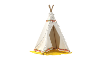 camping tält isolerat 3d png