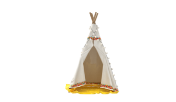 campeggio tenda isolato 3d png