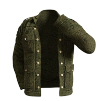 Green jacket isolated png