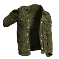 Green jacket isolated png