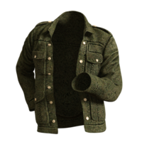 Green jacket isolated png