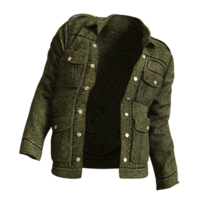 verde chaqueta aislado png