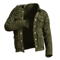 Green jacket isolated png