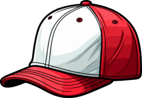 AI generated Baseball hat clipart design illustration png