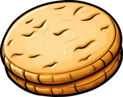 ai généré biscuit clipart conception illustration png