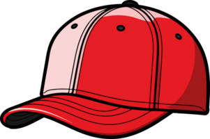 AI generated Baseball hat clipart design illustration png