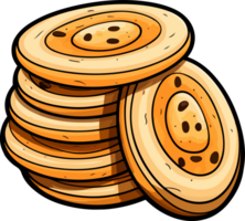 AI generated Biscuit clipart design illustration png