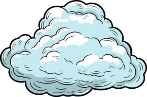 ai generato nube clipart design illustrazione png