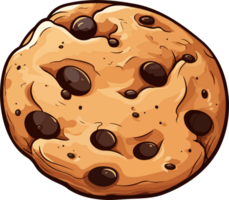 ai gegenereerd koekje clip art ontwerp illustratie png