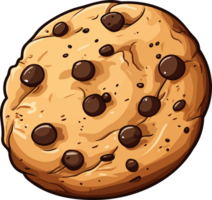 ai gegenereerd koekje clip art ontwerp illustratie png