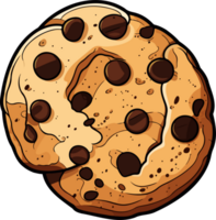 AI generated Cookie clipart design illustration png