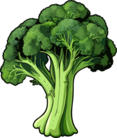 ai gegenereerd broccoli clip art ontwerp illustratie png