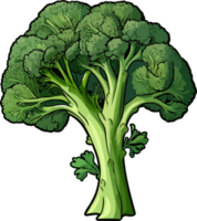 ai généré brocoli clipart conception illustration png