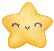 Cute Star watercolor png