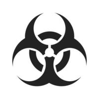 Danger icon.biohazard caution and danger zone.Warning vector sign.vector illustration on a transparent background