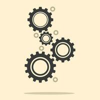 gear wheels.Abstract techno gear wheels.cogs modern machine.Vector illustration vector