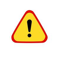 Warning icon sign Symbol.logo for web.vector illustration vector