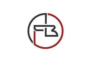 FB text business logo vector