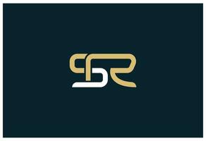 creative SR logo free vector