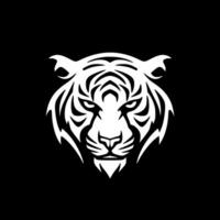 tigre, minimalista y sencillo silueta - vector ilustración