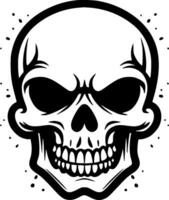 Skull, Minimalist and Simple Silhouette - Vector illustration