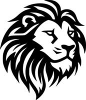 Lion - Minimalist and Flat Logo - Vector illustration