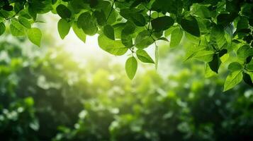 AI generated environment foliage eco background photo