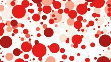 AI generated texture red dots background photo