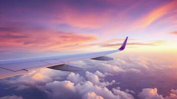 ai generado pista cielo aeropuerto antecedentes foto