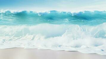 AI generated design wave dynamic background photo