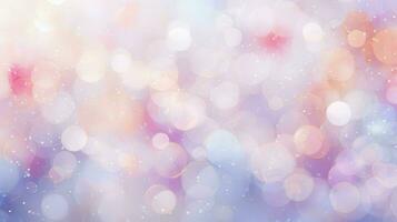 AI generated abstract light dots background photo