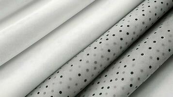 AI generated textile fabric dots background photo