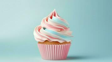 AI generated bakery frosting cupcake food photo