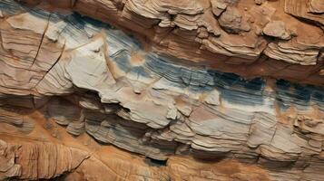 ai generado rocas arenisca acantilados paisaje foto