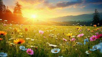 ai generado naturaleza soleado eco antecedentes foto