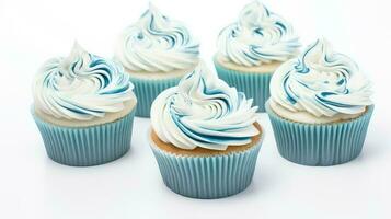 AI generated glaze icing cupcake food photo